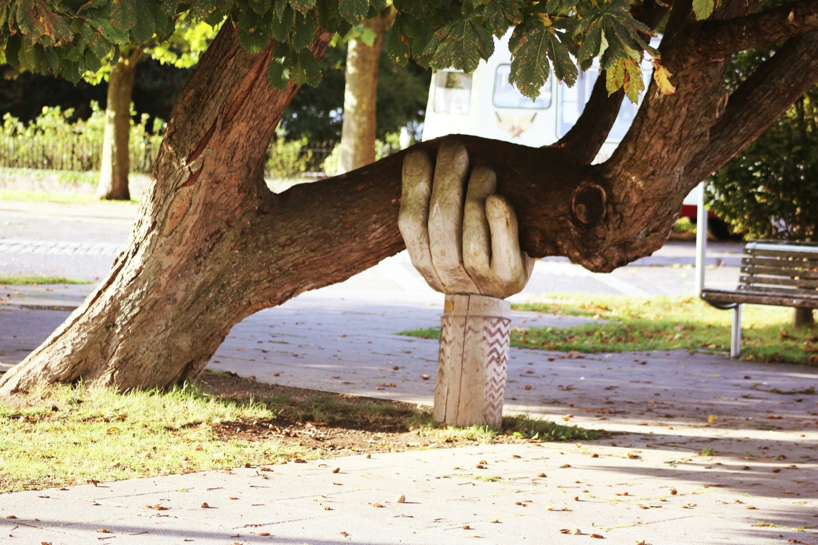Eine stützende Hand
